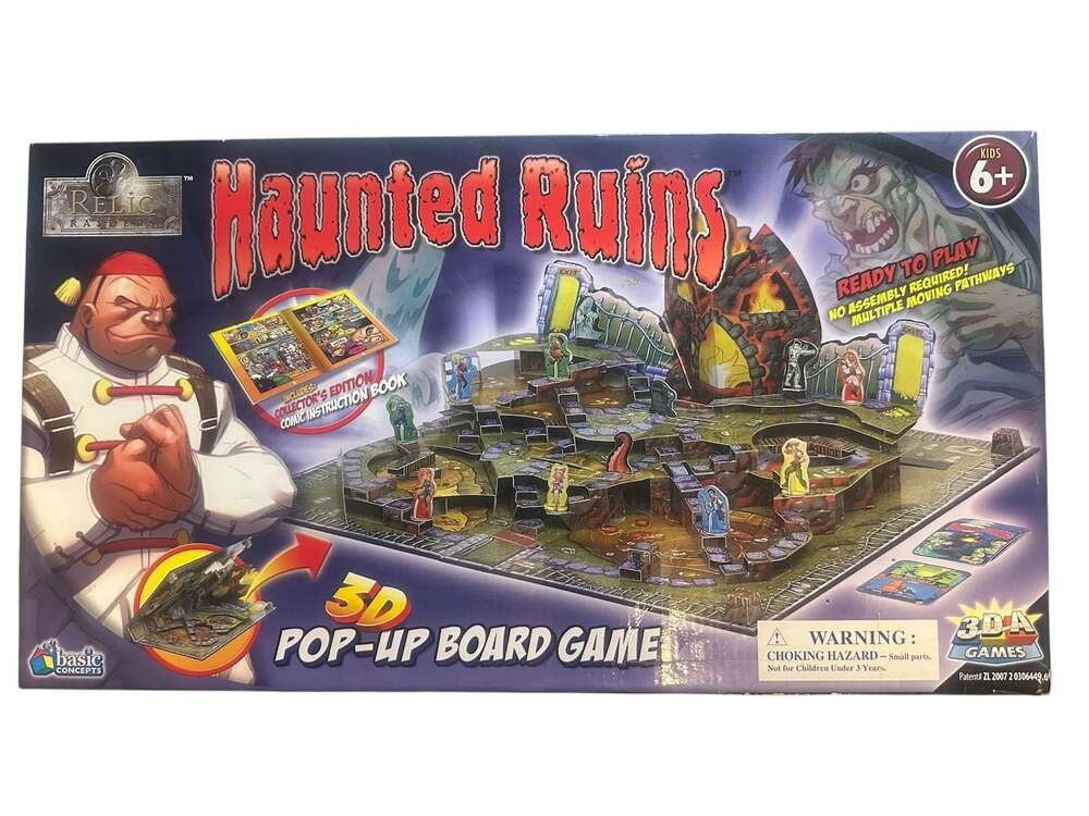 Relic Raiders Haunted Ruins 3D Pop-Up Board Game Item No. 7066